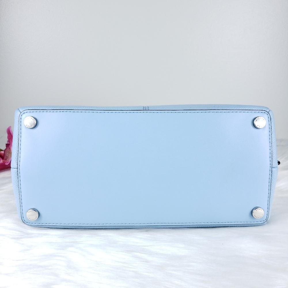 NWT Michael Kors LG Teagen satchel light sky blue - Picture 7 of 10